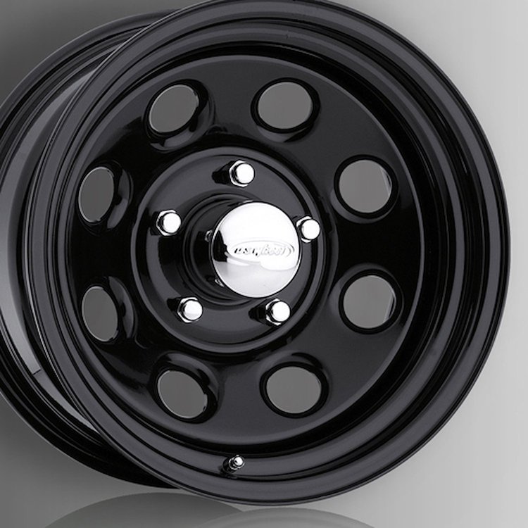 BLACK CRAWLER 16 x 8 8 x 65 Bolt Circle 45 Back Spacing +13 offset 515 Center Bore 3000 lbs Load Rating