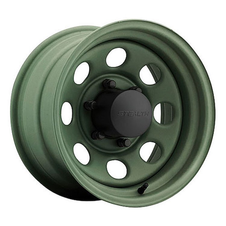 Stealth Camo Green Crawler Wheel (Series 44) Size: 17" x 9"