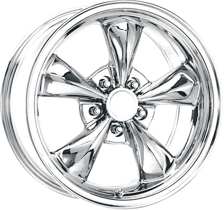 CHROME FORD MUSTANG BULLET 18 x 9 5 x 1143 Bolt Circle NA Back Spacing +24 offset 707 Center Bore 2200 lbs Load Rating