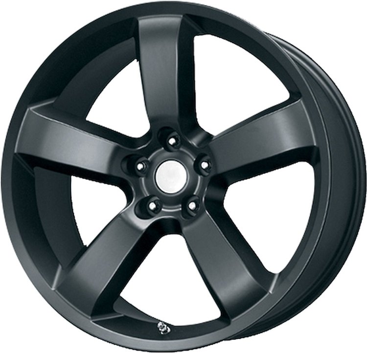 MATTE BLACK DODGE CHARGER SRT8 20 x 9 5 x 115 Bolt Circle NA Back Spacing +20 offset 715 Center Bore 1598 lbs Load Rating