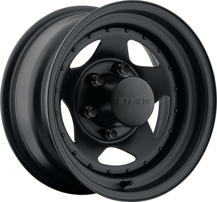 Stealth Black Star Wheel (Series 304) Size: 16" x 7"