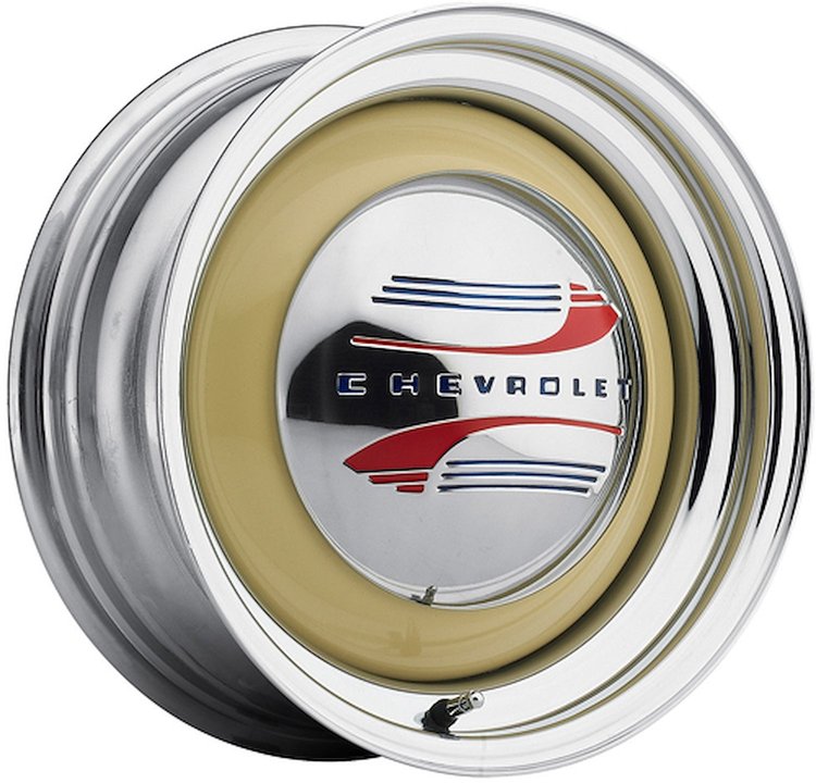 Solid Wheel 15" x 12" 5x4.5", 5x4.75" Bolt Pattern 4.50 in. Backspacing [Raw/Chrome]
