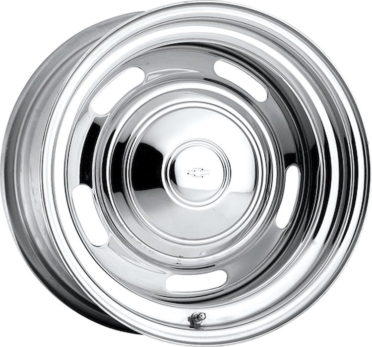 Chrome Rallye Wheel (Series 57) Size: 14" x 7"
