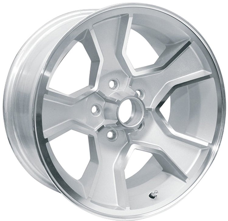 N91 Aluminum Wheel 17" x 8" 5x4.75" Bolt Pattern 4.25 in. Backspacing [Gunmetal/Machined]