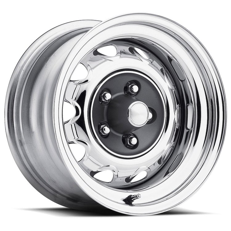 668-4754425 668 Series Chrysler Rallye Wheel [Size: 14"x7"] Chrome Finish