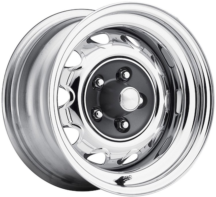 Chrome Chrysler Rallye Wheel (Series 668) Size: 15" x 8"