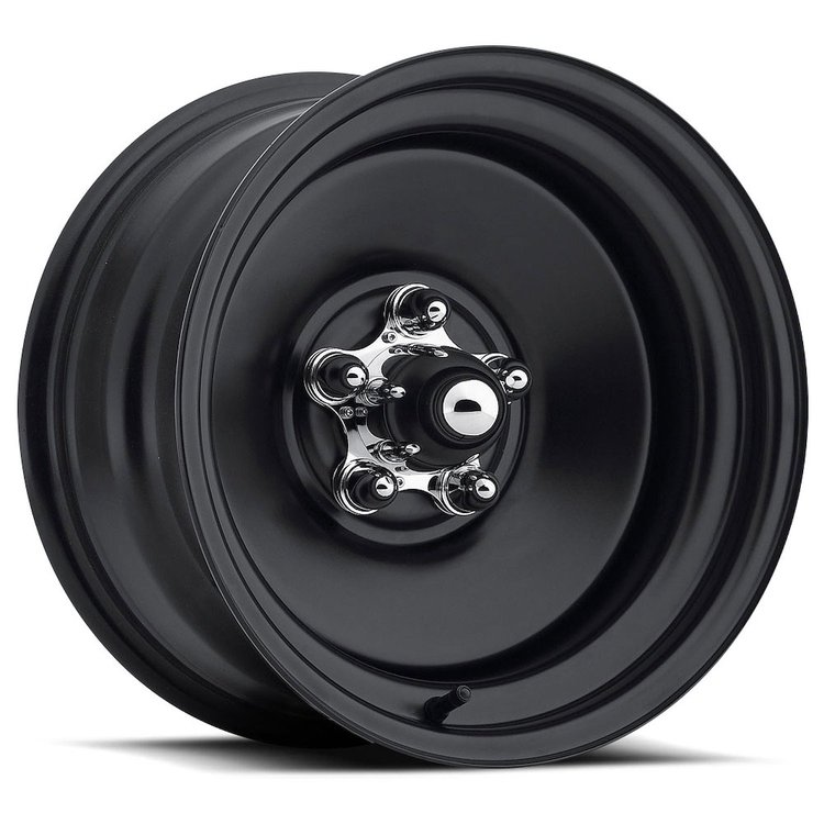MATTE BLACK RAT ROD 18X9