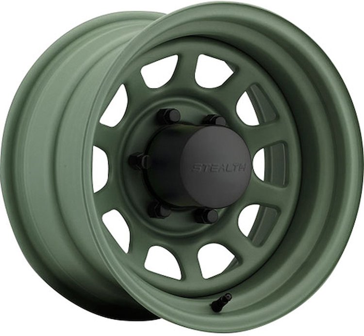 Stealth Camo Green Daytona Wheel (Series 804) Size: 16" x 8"