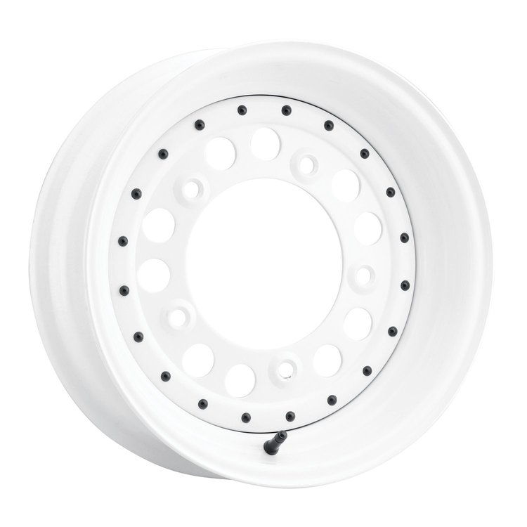 WHITE BAJA MOD VW 15 x 7 5 x 205 Bolt Circle 35 Back Spacing 13 offset 160 Center Bore 1100 lbs Load Rating