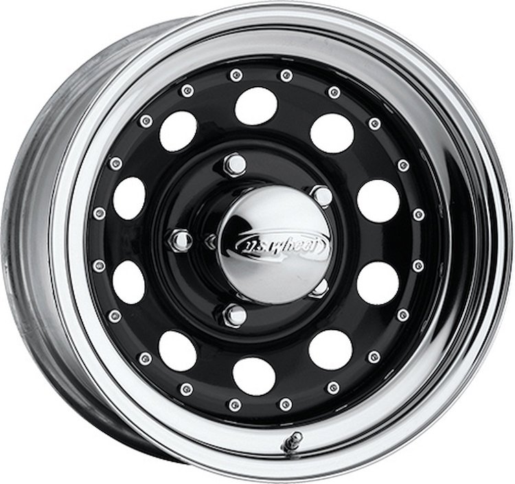 Black Modular Wheel (Series 94) Size: 14" x 6"