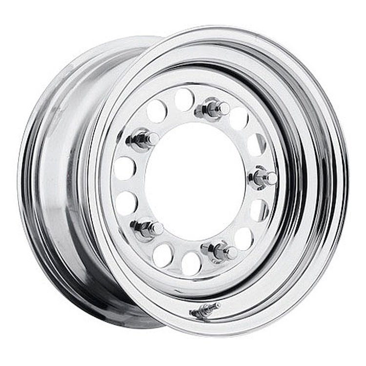 CHROME BAJA MOD VW 15 x 7 5 x 205 Bolt Circle 35 Back Spacing 13 offset 160 Center Bore 1100 lbs Load Rating
