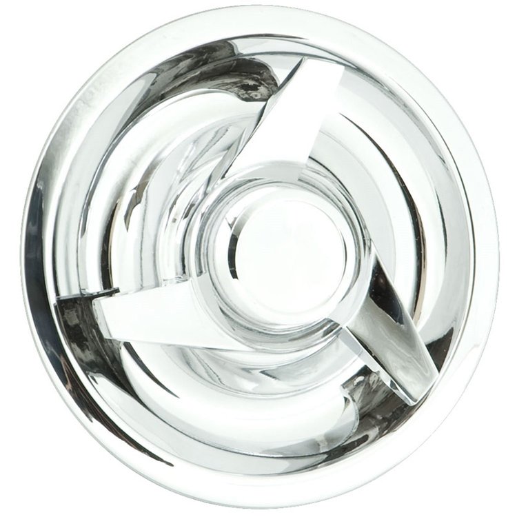 Rallye Knock Off Plain Swept Center Cap Fits: Rallye Wheels