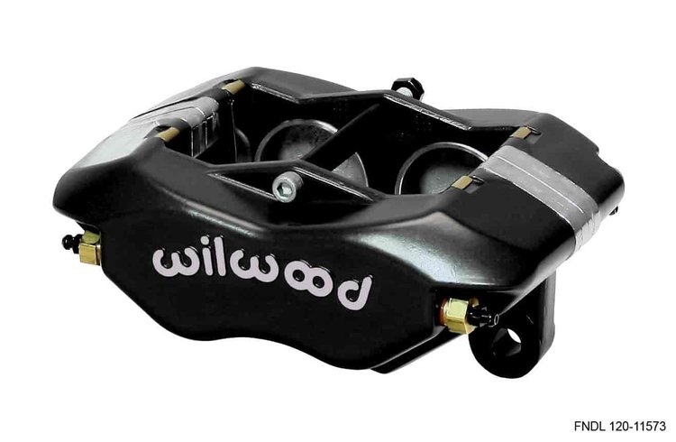 Narrow Dynalite 4 Piston Billet Caliper Lug Mount