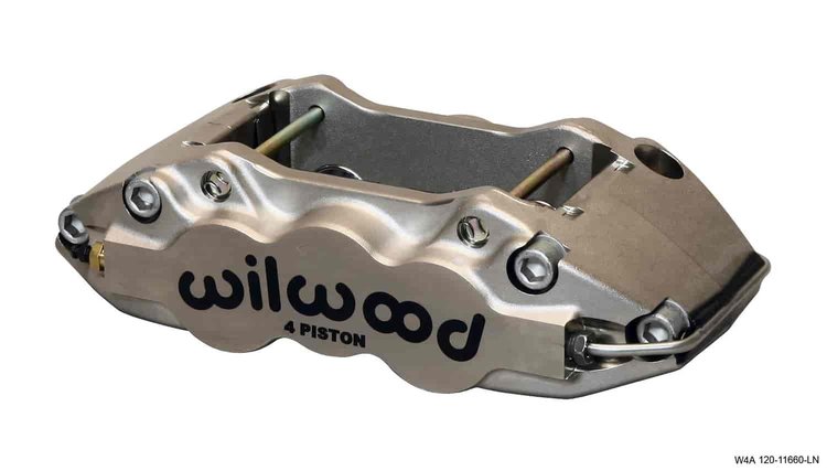 W4A 4 Piston Brake Caliper Radial Mount