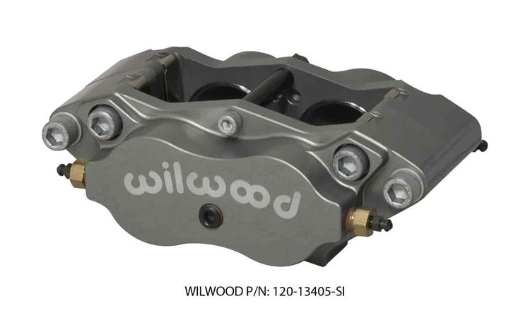 Narrow Dynalite 4 Piston Billet Caliper Radial Mount