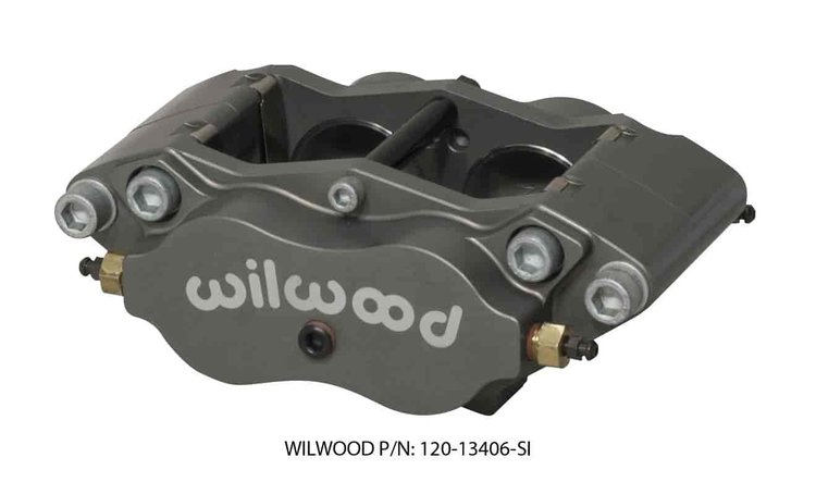 Narrow Dynalite 4 Piston Billet Caliper Radial Mount