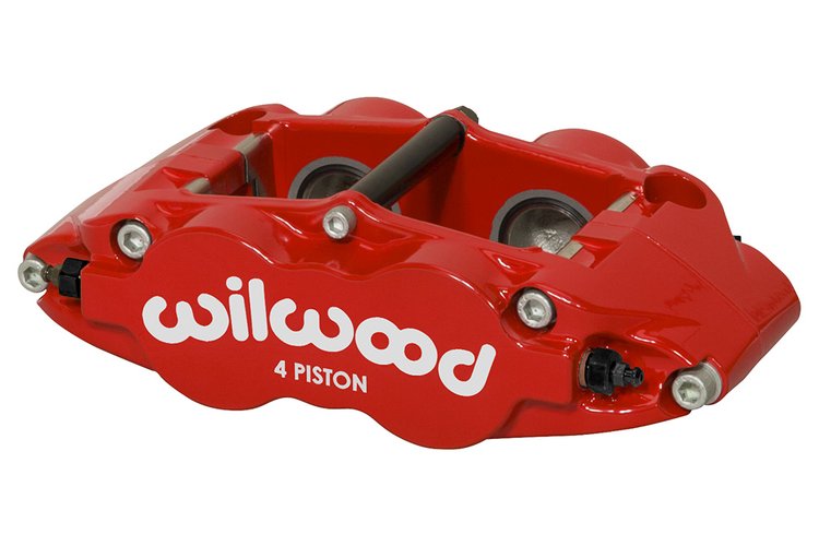 Narrow Dynalite 4 Piston Billet Caliper Lug Mount