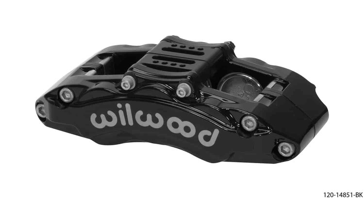 AT6 Forged Lug Mount Caliper Black Powder Coated