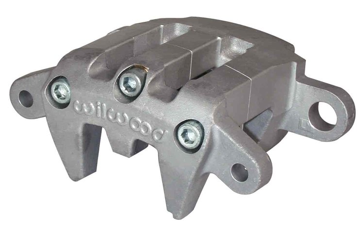 GM Metric Single Piston Floater Caliper Floating Mount: 5.46"