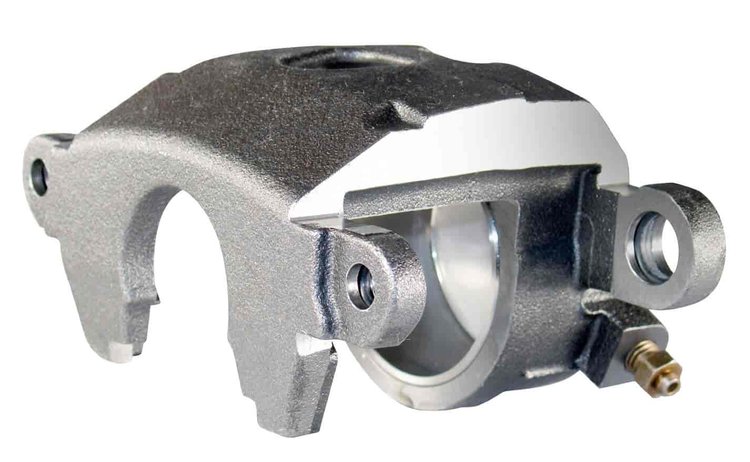 GM Metric Single Piston Floater Caliper Floating Mount: 5.46"