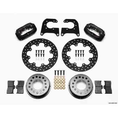 Forged Dynalite Rear Drag Brake Kit Rear End: 12 Bolt Flange