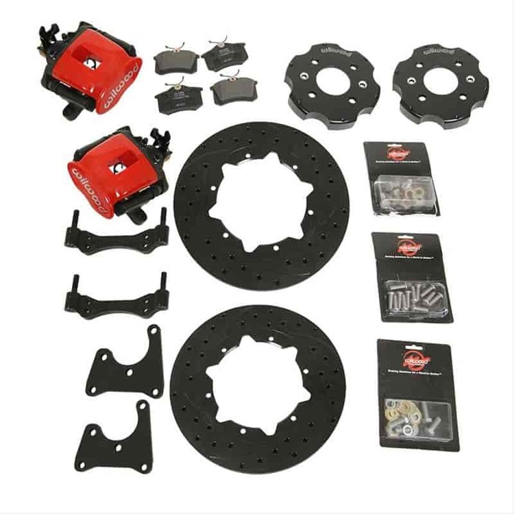 Combination Parking Brake Caliper Rear Brake Kit 1988-1997 Honda Civic/CRX