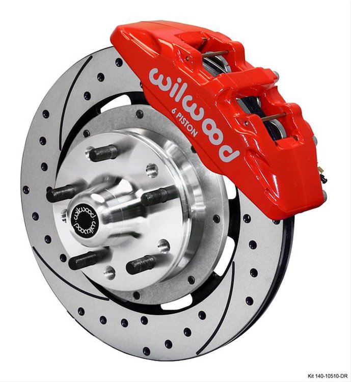 140-10510-DR DynaPro 6 Big Brake Front Hub Kit 1964-1974 GM Vehicles