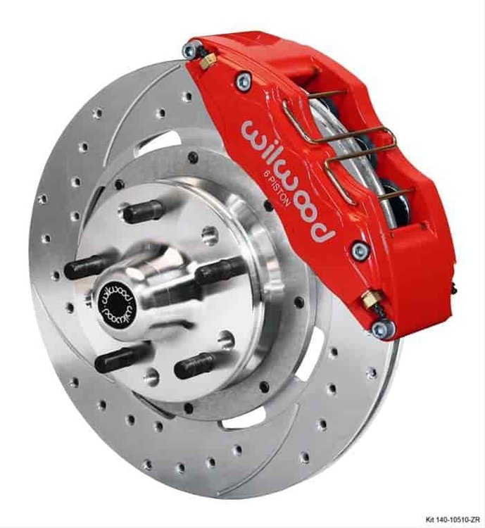 DynaPro 6 Big Brake Front Hub Kit 1964-1974 GM Vehicles
