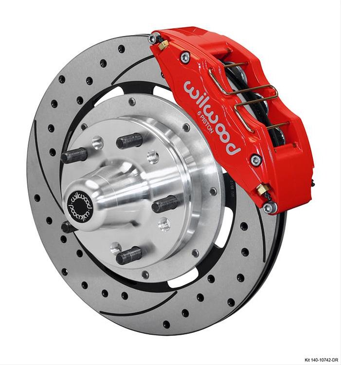 DynaPro 6 Big Brake Front Hub Kit 1974-1980 Ford/Mercury Vehicles