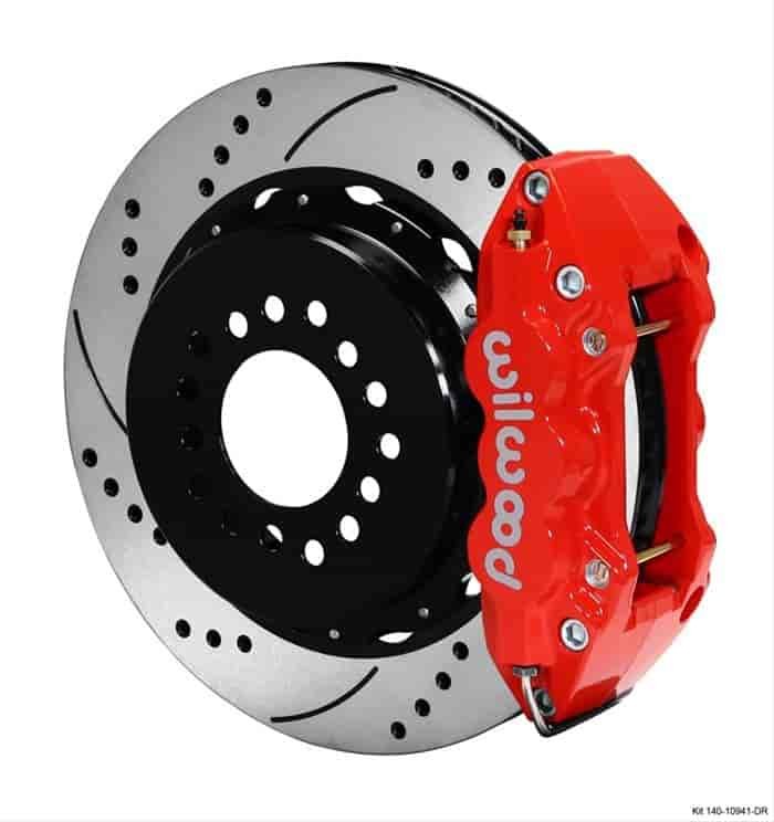 AERO4 Big Brake Rear Parking Brake Kit Rear End: Large Chevy C10 Flange