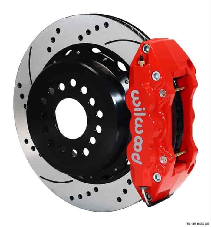 AERO4 Big Brake Rear Parking Brake Kit Rear End: 12 Bolt Special