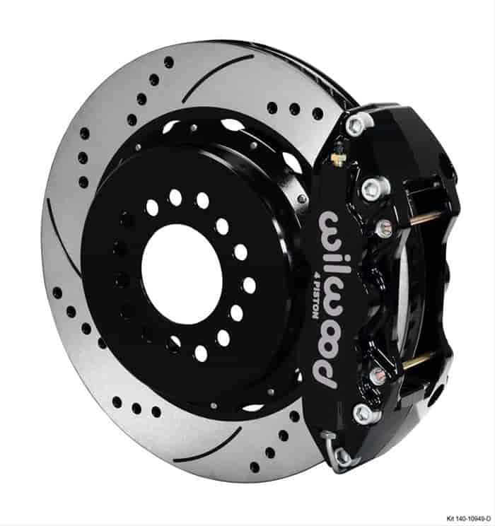 AERO4 Big Brake Rear Parking Brake Kit Rear End: Small Ford Flange