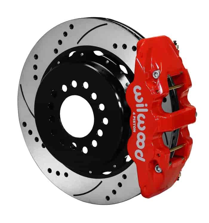 AERO4 Big Brake Rear Parking Brake Kit Rear End: Small Ford Flange