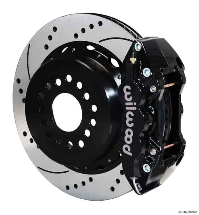 AERO4 Big Brake Rear Parking Brake Kit Rear End: Small Ford Flange