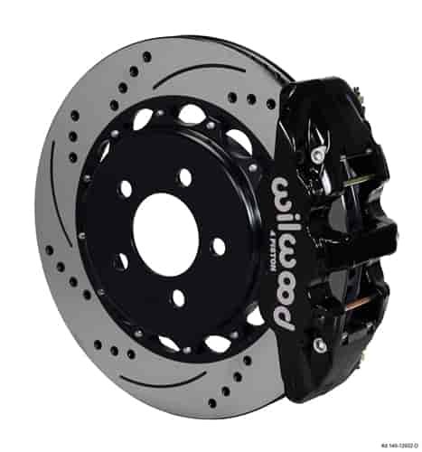 AERO4 Big Brake Rear Brake Kit for OE Parking Brake 1997-2013 Chevy Corvette/Cadillac XLR