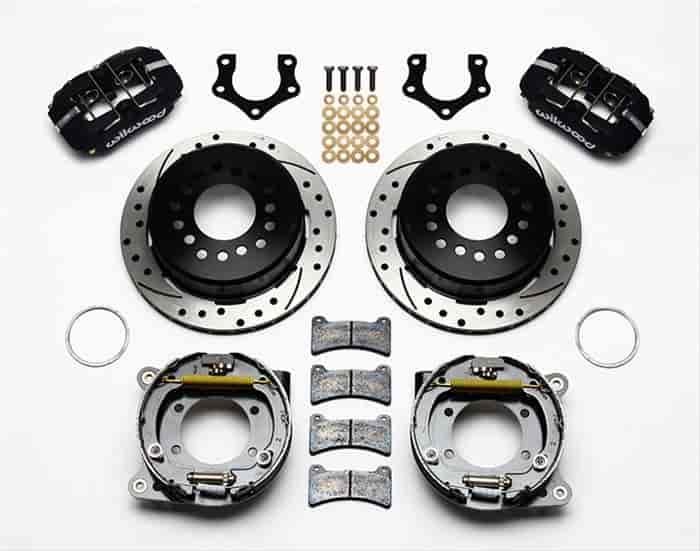 Dynapro Low-Profile Rear Parking Brake Kit Rear End Axle: 8-3/4" & 9-3/4" Mopar/Dana 60