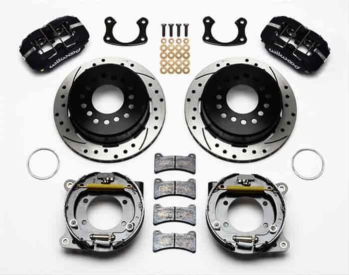Dynapro Low-Profile Rear Parking Brake Kit Rear End Axle: Big Ford (New Style) Flange