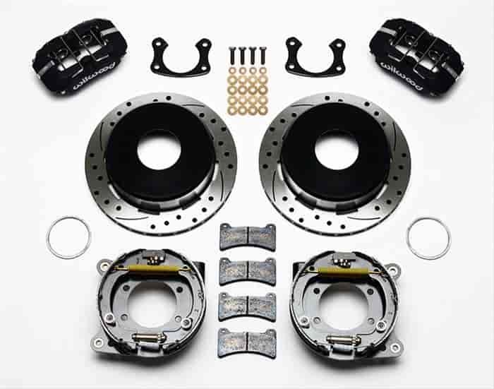 Dynapro Low-Profile Rear Parking Brake Kit Rear End Axle: Big Ford (New Style) Flange