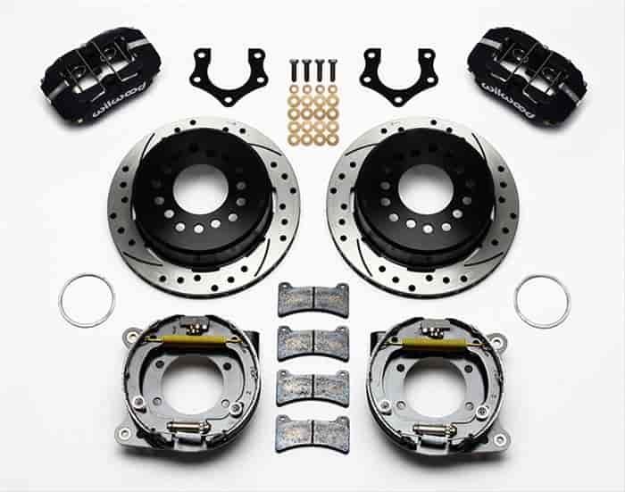 Dynapro Low-Profile Rear Parking Brake Kit Rear End Axle: 8-3/4" & 9-3/4" Mopar/Dana 60
