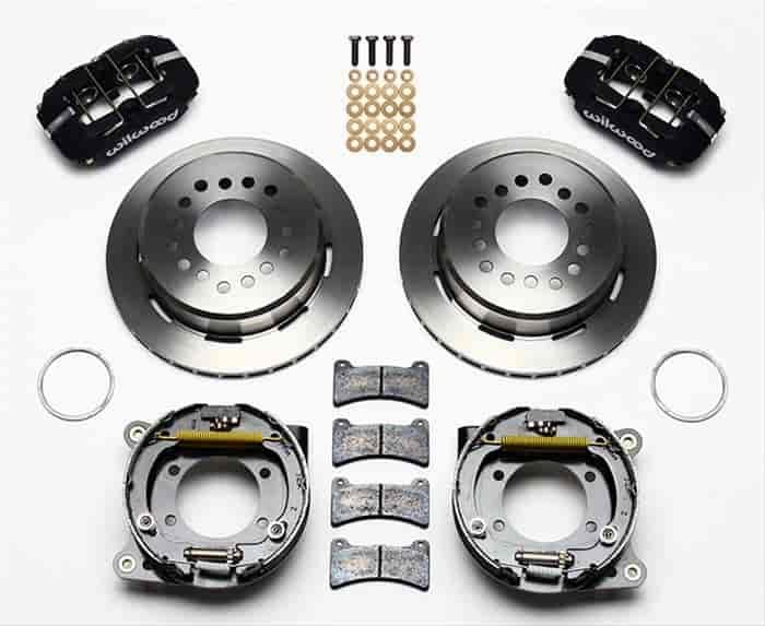 Dynapro Low-Profile Rear Parking Brake Kit Rear End Axle: 8.8" Ford Flange