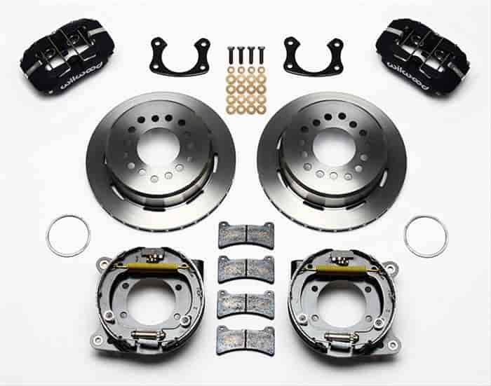 Dynapro Low-Profile Rear Parking Brake Kit Rear End Axle: Big Ford New Style