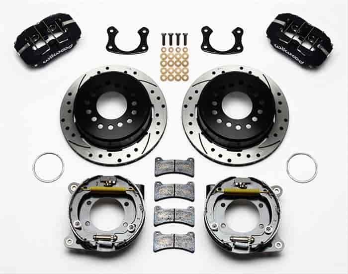 Dynapro Low-Profile Rear Parking Brake Kit Rear End Axle: Big Ford (New Style) Flange