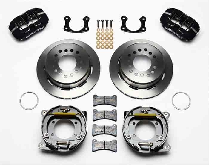 Dynapro Low-Profile Rear Parking Brake Kit Rear End Axle: Big Ford (New Style) Flange