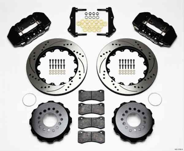 AERO4 Big Brake Rear Brake Kit for OE Parking Brake 2005-2011 Dodge/Chrysler Vehicles