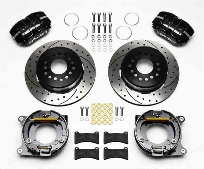 Dynapro Low-Profile Rear Parking Brake Kit Rear End Axle: 1959-1964 Chevy Impala/1957-1962 Chevy Corvette Flange
