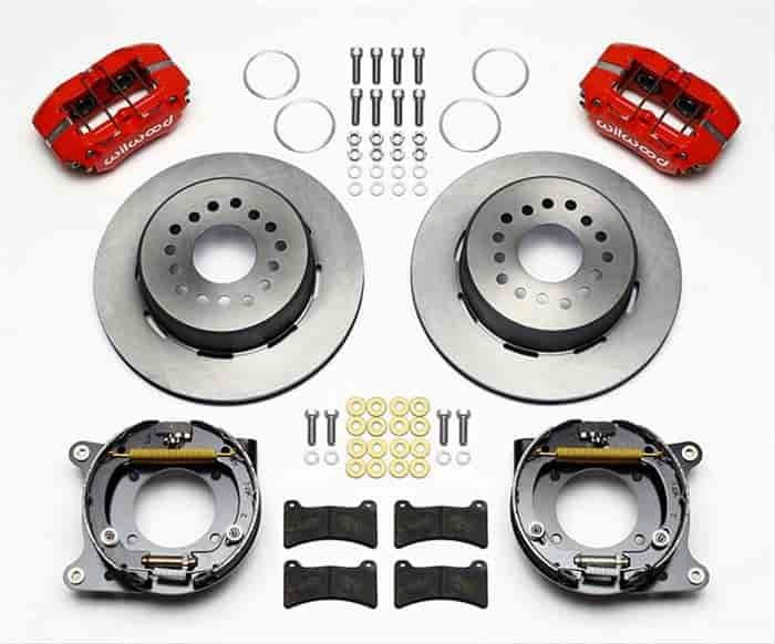 Dynapro Low-Profile Rear Parking Brake Kit Rear End Axle: 1959-1964 Chevy Impala/1957-1962 Chevy Corvette Flange