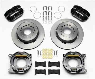 Dynapro Low-Profile Rear Parking Brake Kit Rear End Axle: 1959-1964 Chevy Impala/1957-1962 Chevy Corvette Flange