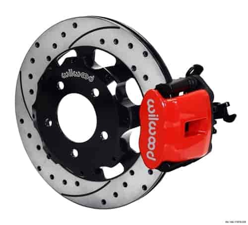 Combination Parking Brake Caliper Rear Brake Kit 2006-2012 Honda Civic Si