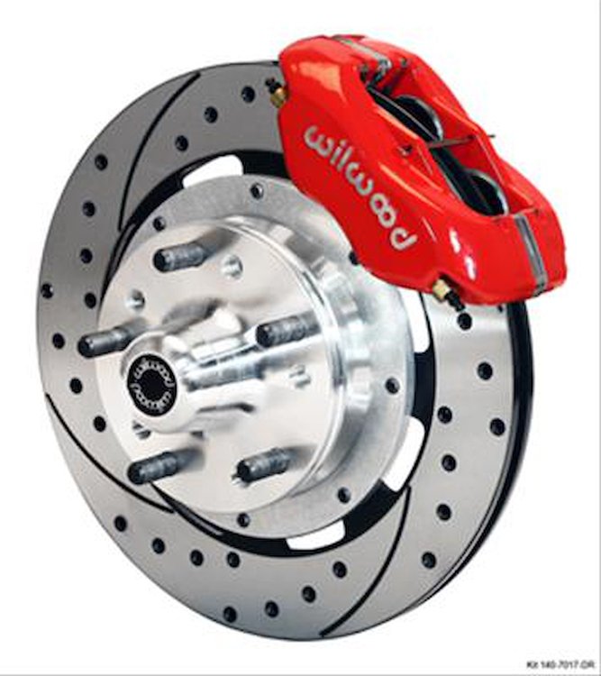 Dynalite Pro Front Brake Kit 1955-1957 Chevy w/Heidts 2" Drop Spindle (Not Included)