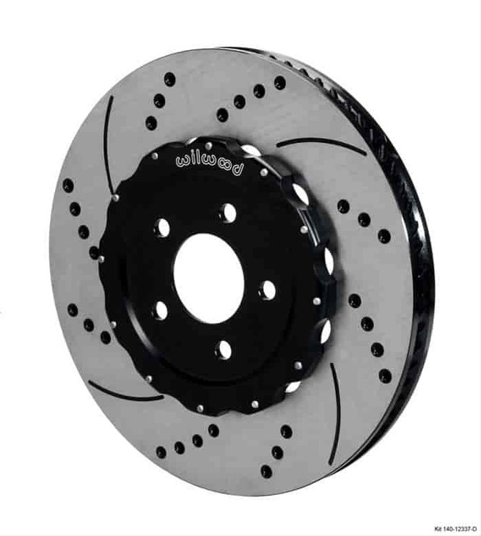 Front Brake Rotor Upgrade Kit 2007-2013 Ford Mustang